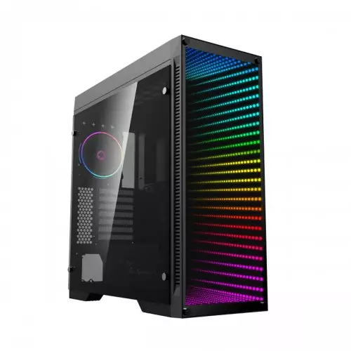 Gamemax Abyss-TR M-908-TR Mid Tower Tempered Glass ATX Gaming Case (Black)