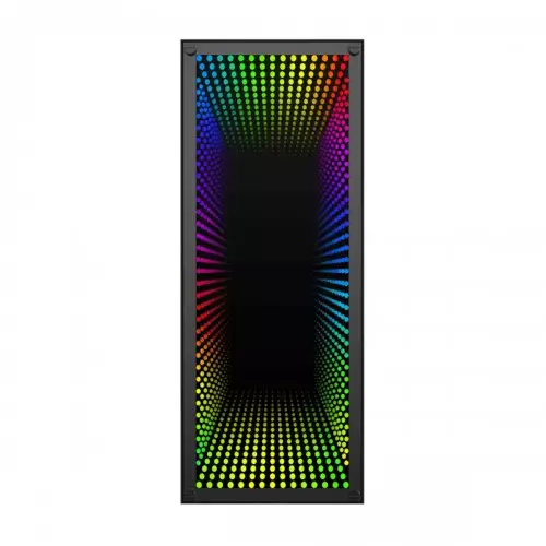 Gamemax Abyss-TR M-908-TR Mid Tower Tempered Glass ATX Gaming Case (Black)-gallery-2