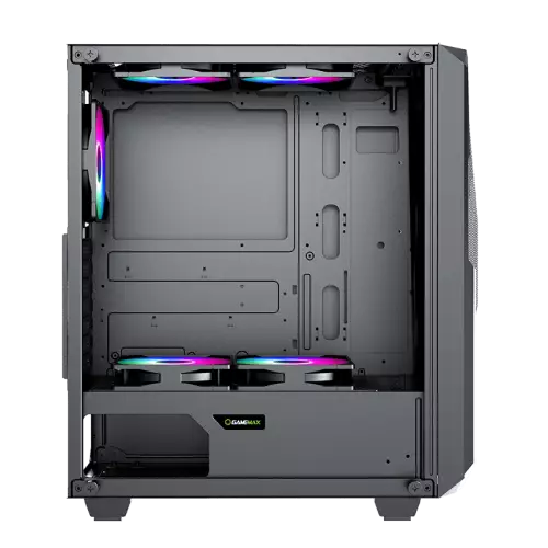 Gamemax Revolt 3606 Tempered Glass ATX ARGB Gaming Case (Black)-2