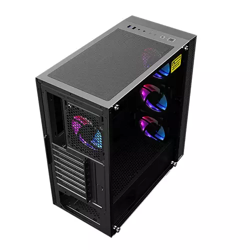 GameMax Draco XD Mid Tower Black ATX Gaming Case-1