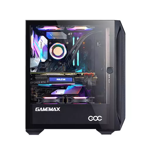 GameMax Brufen C1 Mid Tower Gaming Case black-gallery-2