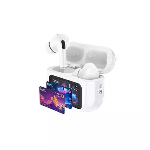Hoco EW72 ANC TWS Bluetooth Earbuds with HD Display (White)