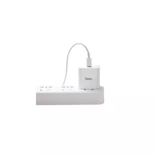 Hoco C76 Speed source PD3.0 US Type-C output set White Wall charger-1