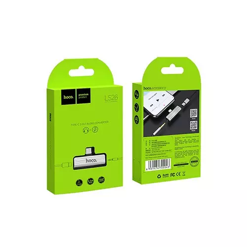 Hoco LS26 Type-C 2-in-1 Digital 3.5 Audio Converter-2