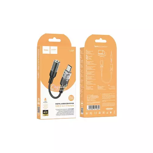 Hoco LS37 Spirit Dac Chip Type C To 3.5mm Audio Converter-2