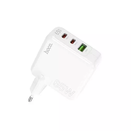 Hoco C115A Type-C & USB 65W Fast Charging Adapter