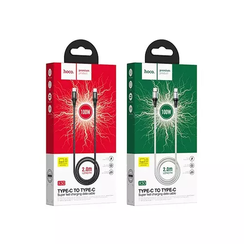 Hoco X50 Exquisito 100W Fast Charging Data Type-C Cable - 3