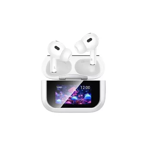 Hoco EW79 ANC TWS Touch Screen White Earbuds - 1