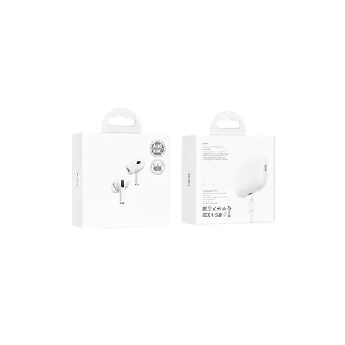 Hoco EW69 ANC ENC True Wireless White Earbuds-6