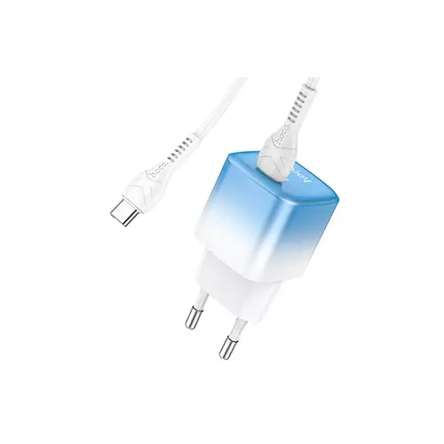Hoco C101A 20W PD Charger Adapter with Type-C Cable-3
