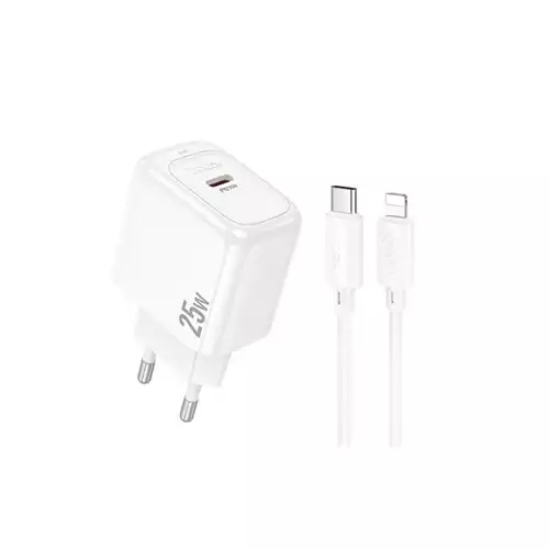 Hoco CS53A 25W PD Wall Charger with Lightning Cable