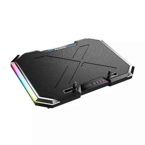 NUOXI Q8 Mute Adjustable USB RGB Laptop Cooling Pad