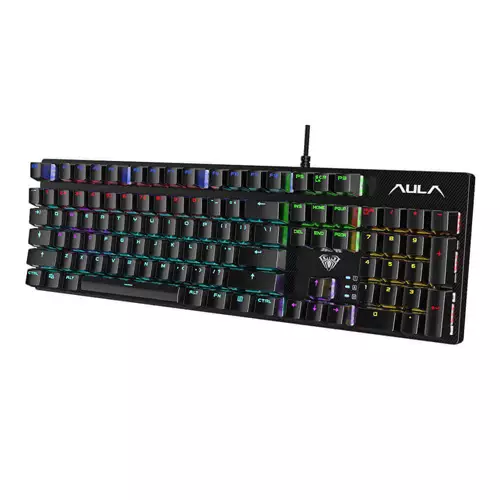 AULA S2022 Mechanical Wired Gaming Keyboard (Black)-gallery-1
