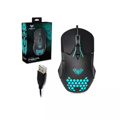 AULA F809 Backlit Macro Programming Gaming Mouse-1