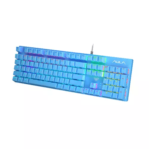 AULA S2022 Mechanical Wired Gaming Keyboard (Blue)