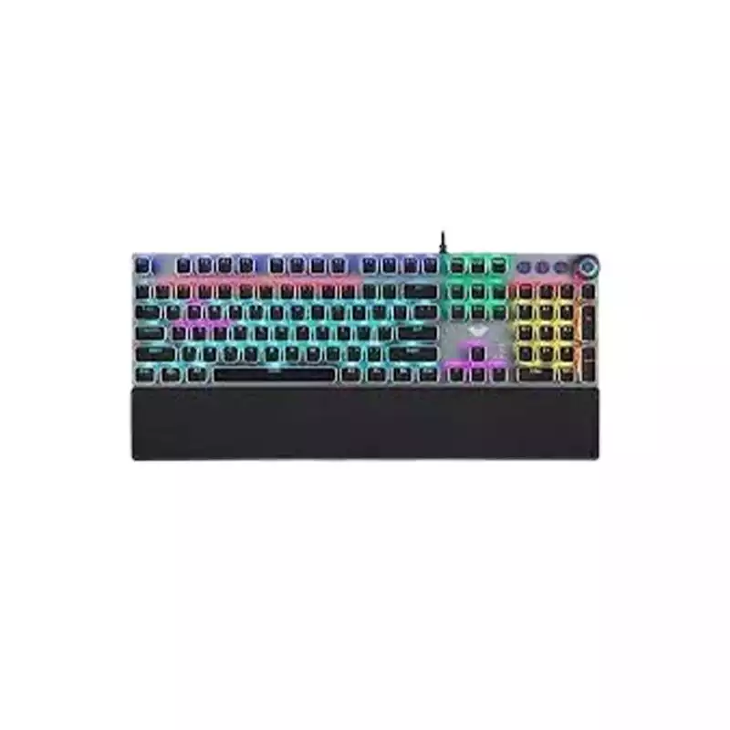 AULA F2088 Multi-functional Wired Gaming Mechanical Keyboard (Black)