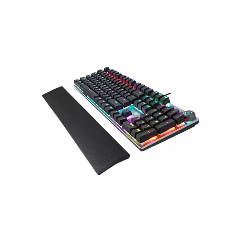 AULA F2088 Multi-functional Wired Gaming Mechanical Keyboard (Black)-1