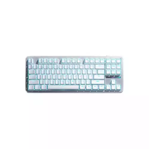 AULA F87 RGB T-Mode Mechanical Keyboard (White)