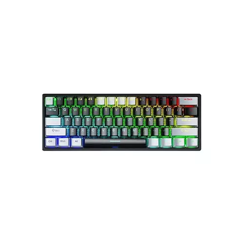 Aula F3261 RGB Hot Swap Blue Switch Wired Mechanical Gaming Keyboard (Gray Black)