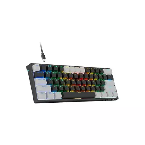 Aula F3261 RGB Hot Swap Blue Switch Wired Mechanical Gaming Keyboard (Gray Black) - 1