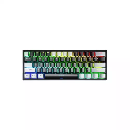 Aula F3261 RGB Hot Swap Blue Switch Wired Mechanical Gaming Keyboard (Gray Black)