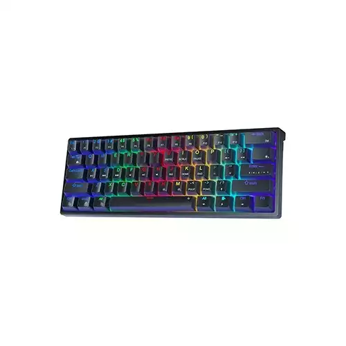 Aula F3261 RGB Hot Swap Blue Switch Wired Mechanical Gaming Keyboard (Black)