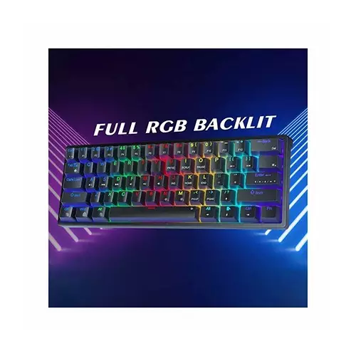 Aula F3261 RGB Hot Swap Blue Switch Wired Mechanical Gaming Keyboard (Black)-2