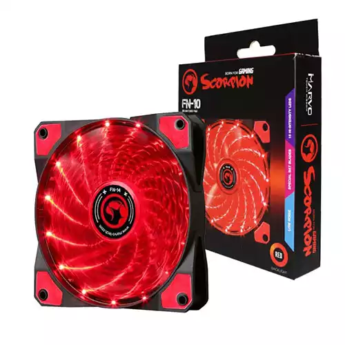 MARVO FN-10 RED LED FAN