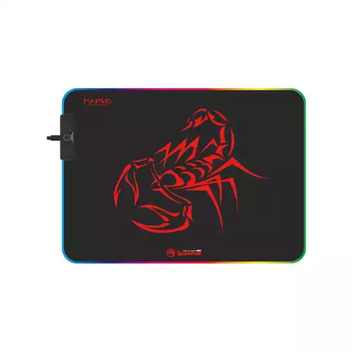 MARVO SCORPION MG08 RGB LED MEDIUM GAMING MOUSE PAD