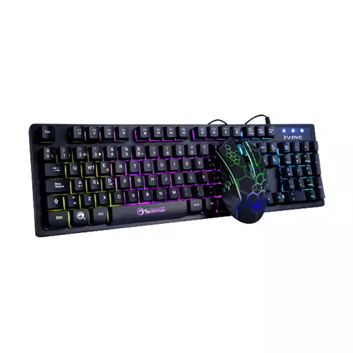 MARVO KM409 BLACK GAMING MOUSE & KEYBOARD COMBO - 1
