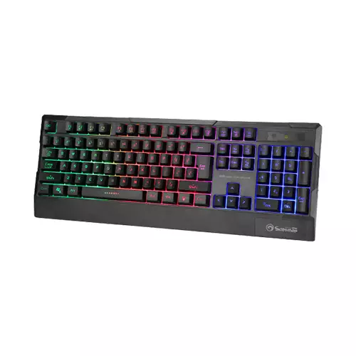 MARVO K606 WIRED MEMBRANE PALM REST GAMING KEYBOARD-1