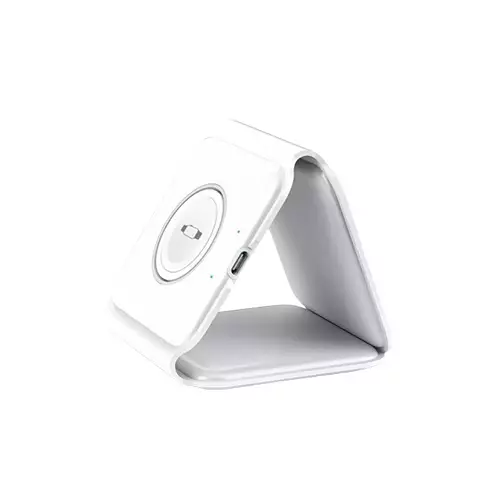 WIWU M6 POWER AIR 3 IN 1 FOLDING SILICONE MAGNETIC WIRELESS CHARGER - 2
