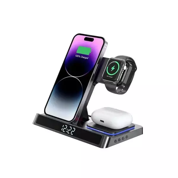 WiWU Wi-W006 15W 5-in-1 Wireless Charger - 1
