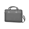 WIWU Minimalist 15.6-inch Gray Laptop Bag with Detachable Shoulder Strap-1