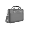 WIWU Minimalist 15.6-inch Gray Laptop Bag with Detachable Shoulder Strap-2