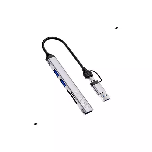 WiWU Zolo 5 In 1 USB Type-A & Type-C Hub-2