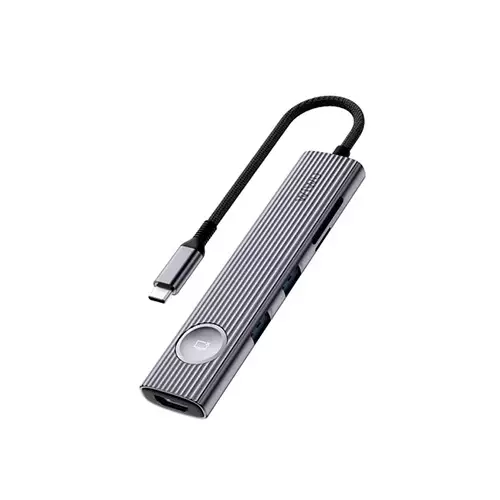 WiWU Traveling Series Wi-HB001 8 in 1 Docking Station