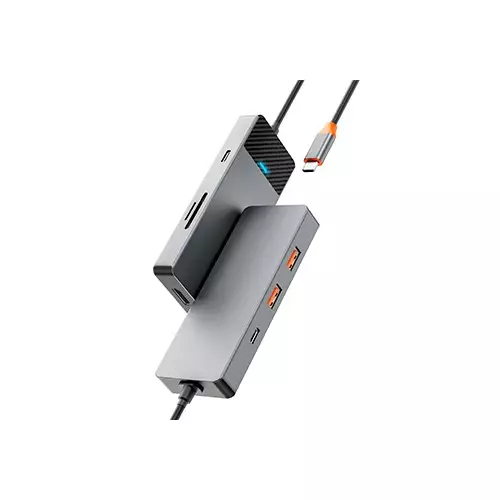 WiWU Linker 721HD 7 in 1 type c Hub - 2