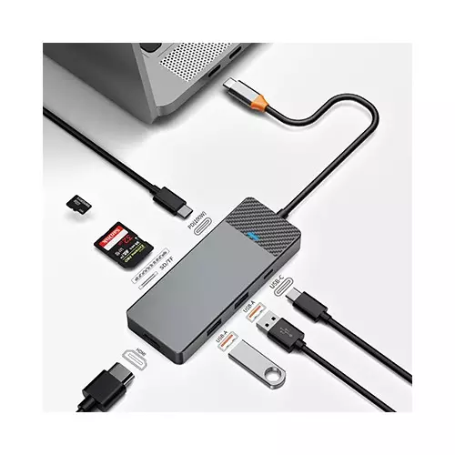 WiWU Linker 721HD 7 in 1 type c Hub - 3