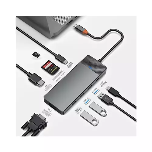 WiWU A921HV Linker 9-in-1 Type-C Hub-gallery-3