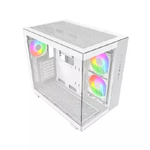 Montech KING 65 PRO ATX Desktop Gaming Case (White)