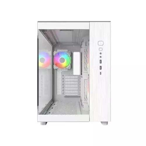 Montech KING 65 PRO ATX Desktop Gaming Case (White)-gallery-3