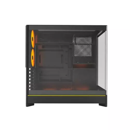 Montech HS02 PRO ATX Mid Tower Desktop Gaming Case (Black)-gallery-2