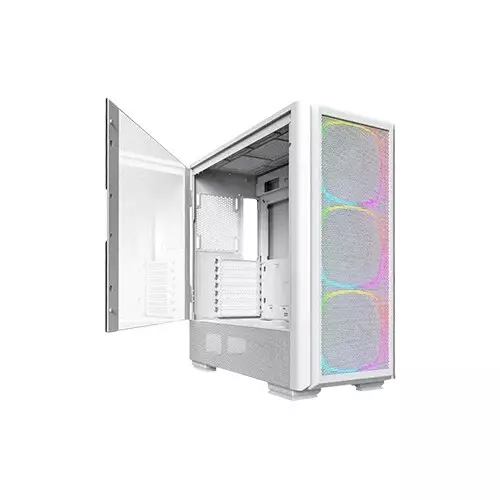 Montech SKY TWO GX ARGB ATX MID-TOWER Desktop Gaming Case (White)