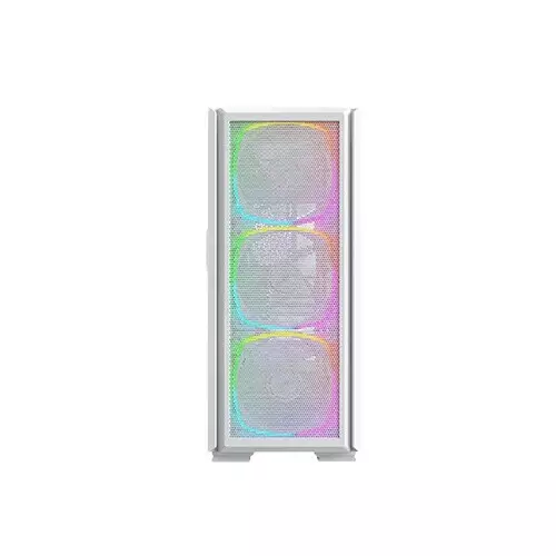 Montech SKY TWO GX ARGB ATX MID-TOWER Desktop Gaming Case (White)-gallery-1