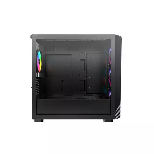 Montech X5M ARGB Mid-Tower Micro-ATX Gaming Case (Black)-gallery-4