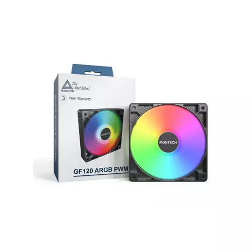 Montech GF120 ARGB PWM 3 in 1 Pack 120mm Casing Fan-gallery-2