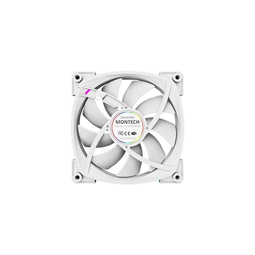 Montech RX120 PWM ARGB Case Fan (White) - 1