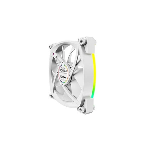 Montech RX120 PWM ARGB Case Fan (White) - 2