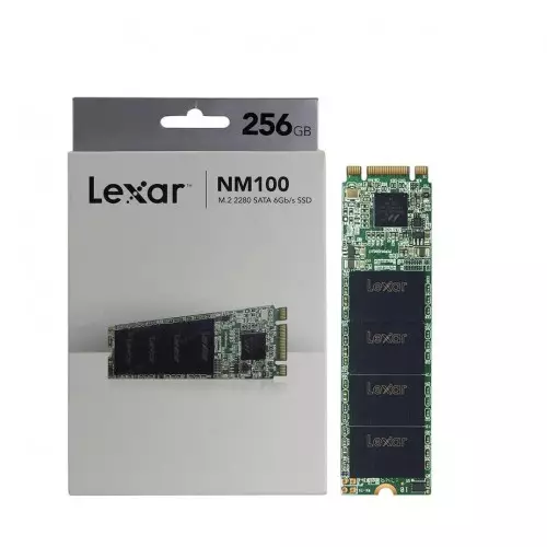 Lexar NM100 256GB M.2 2280 SSD - 2